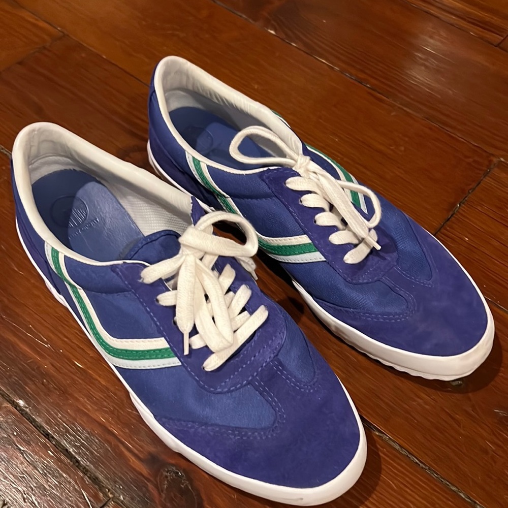 Tory Burch Tory Sport sneakers blue stripe size 11